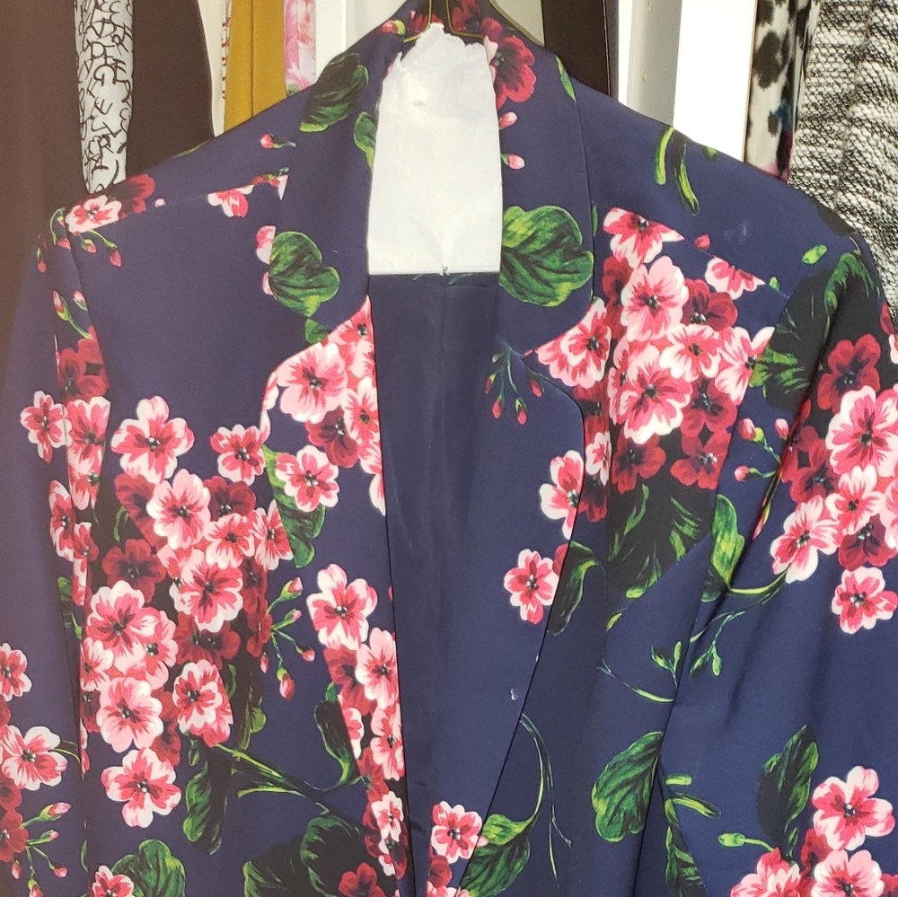 Floral Blazer